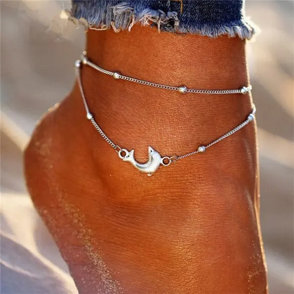 Dolphin Dance Anklet