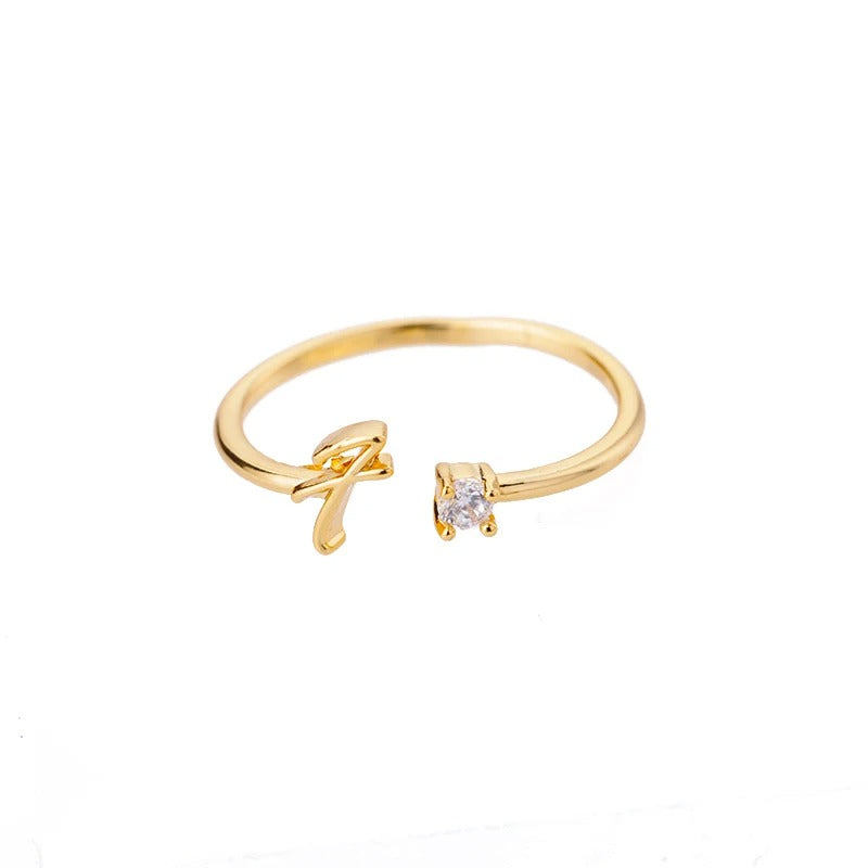 Eterna A-Z Adjustable Initial Ring