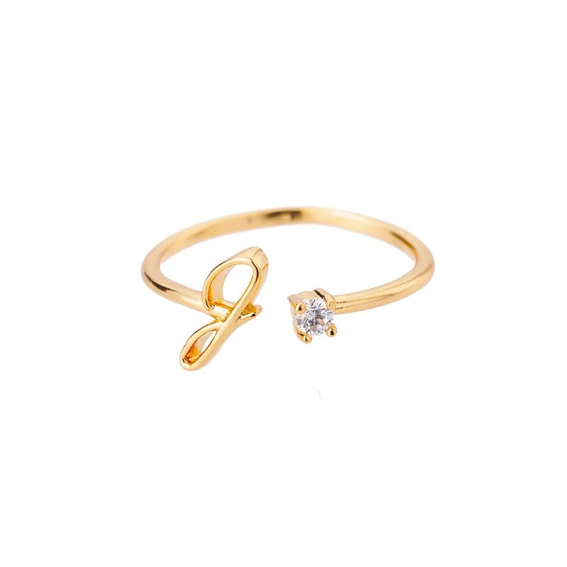 Eterna A-Z Adjustable Initial Ring